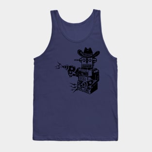 cowboy robot Tank Top